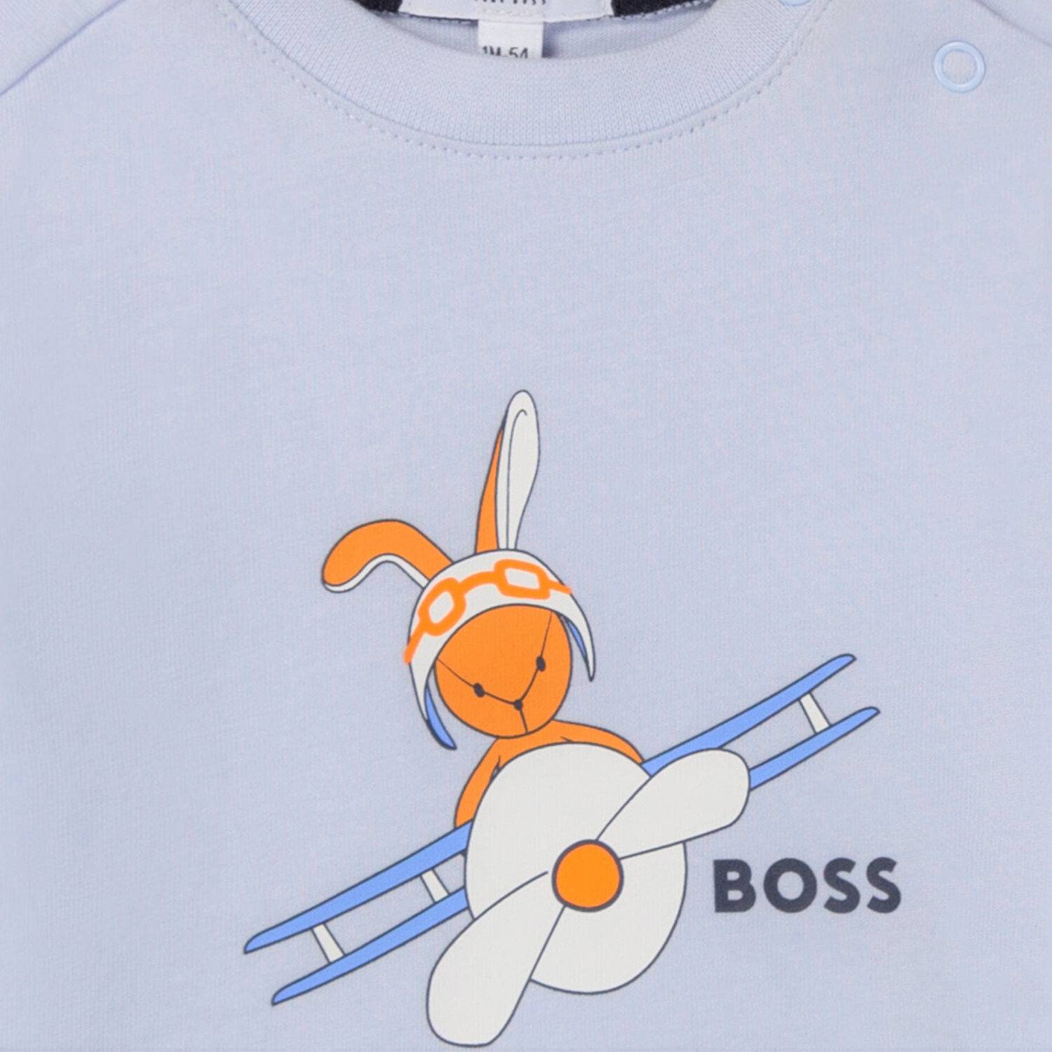 Baby Boys Blue Logo T-Shirt, 1, hi-res image number null