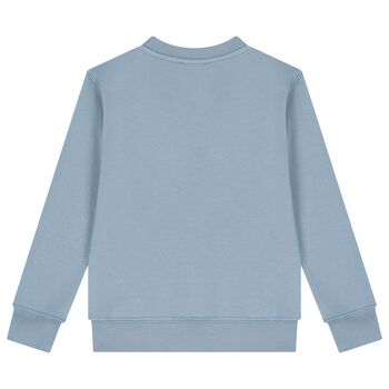 Boys Blue Logo Sweatshirt