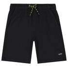 Boys Yellow & Black T-Shirt & Shorts Set (3 Piece), 1, hi-res