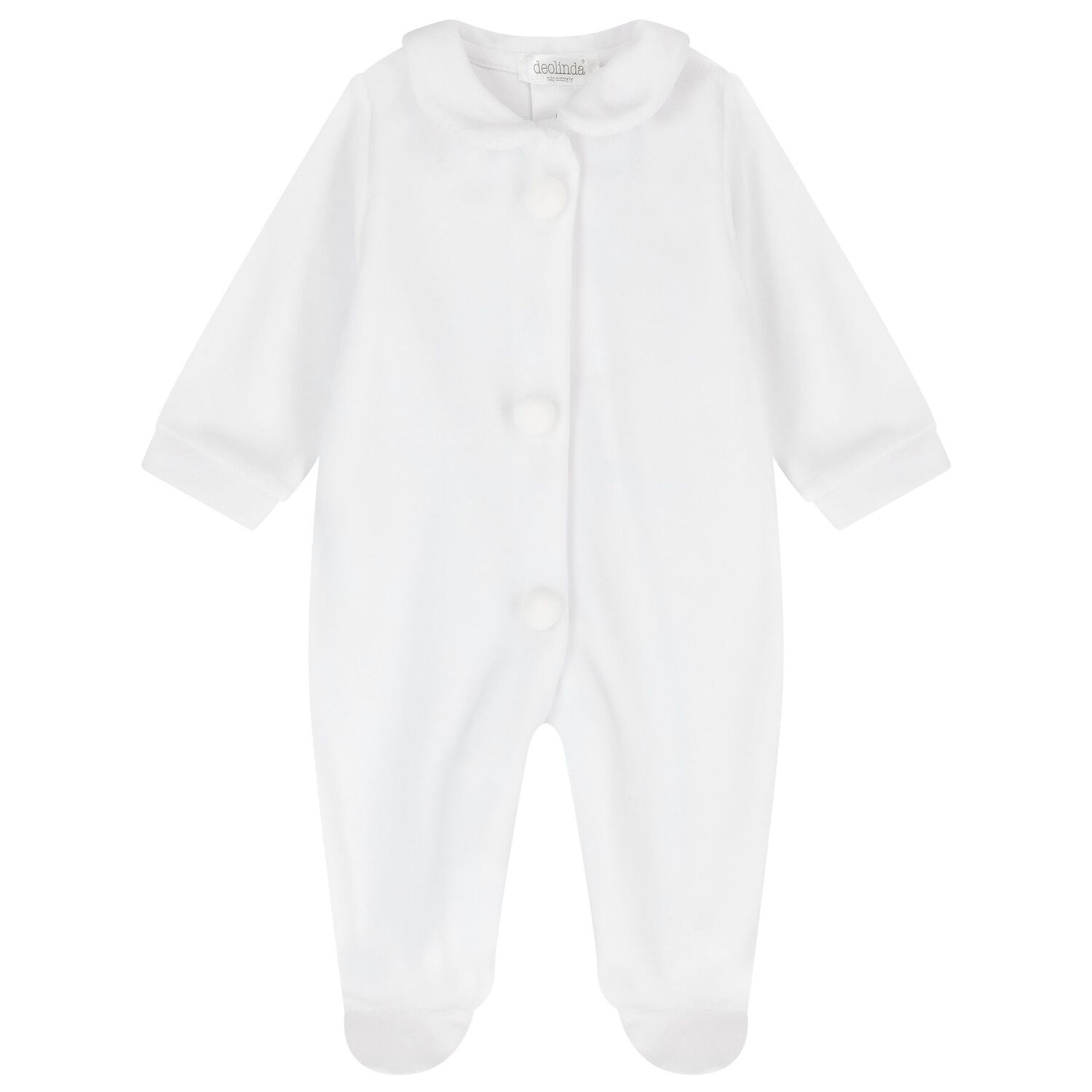 White Pom Pom Babygrow Gift Set, 2, hi-res
