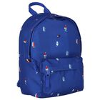 Younger Boys Blue Sailboat Backpack ( 34cm ), 1, hi-res