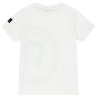 Boys White Logo T-Shirt, 1, hi-res