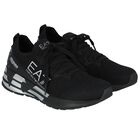 Black Logo Trainers, 1, hi-res