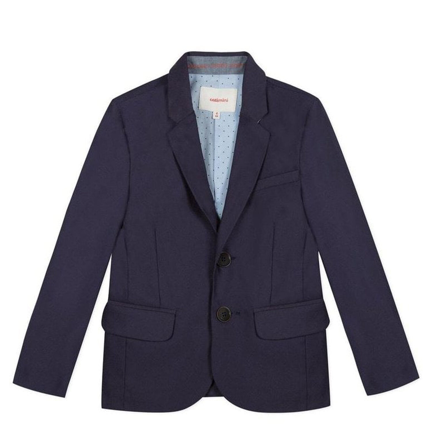 Boys Navy Blue Jacket, 1, hi-res
