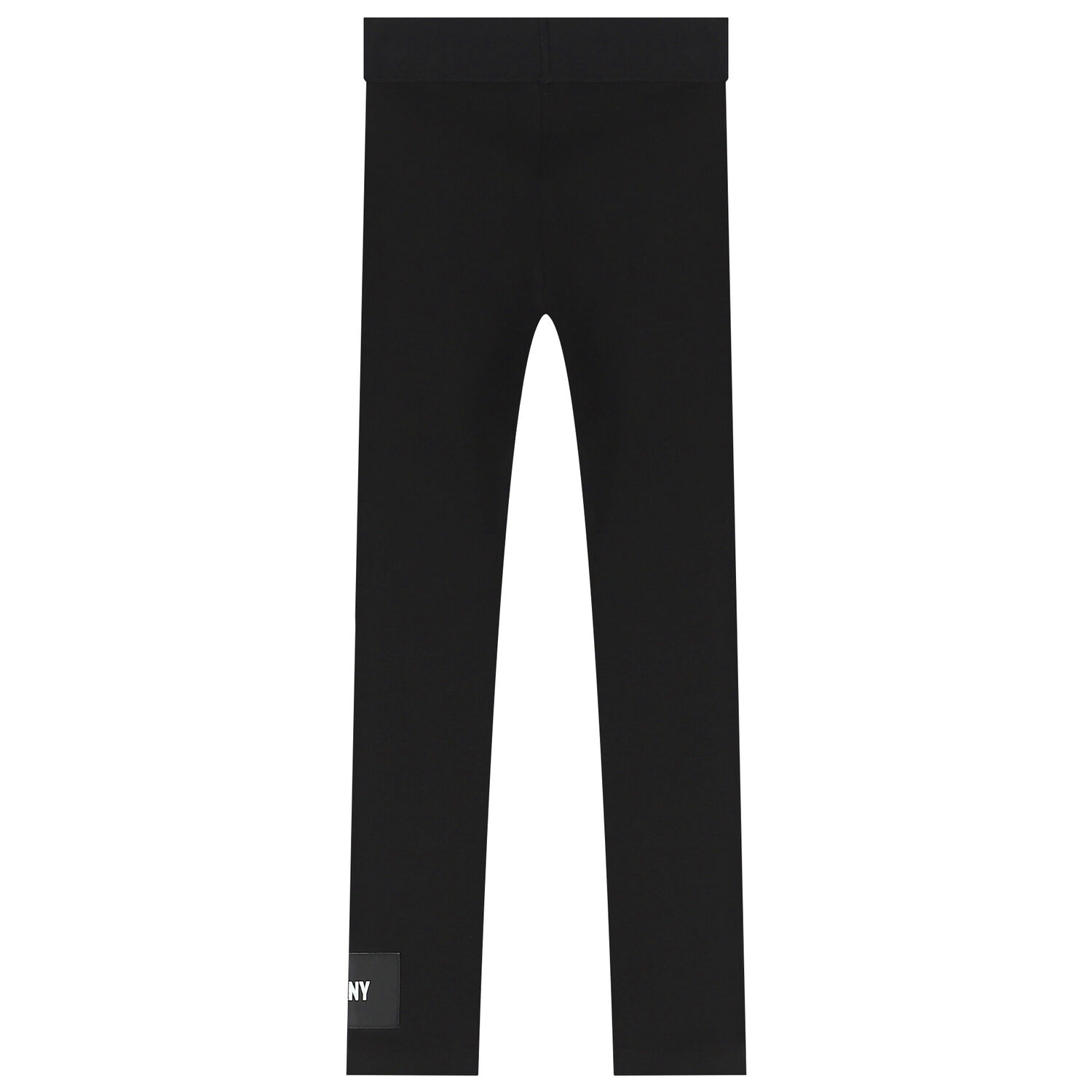 Girls Black Logo Leggings, 1, hi-res image number null