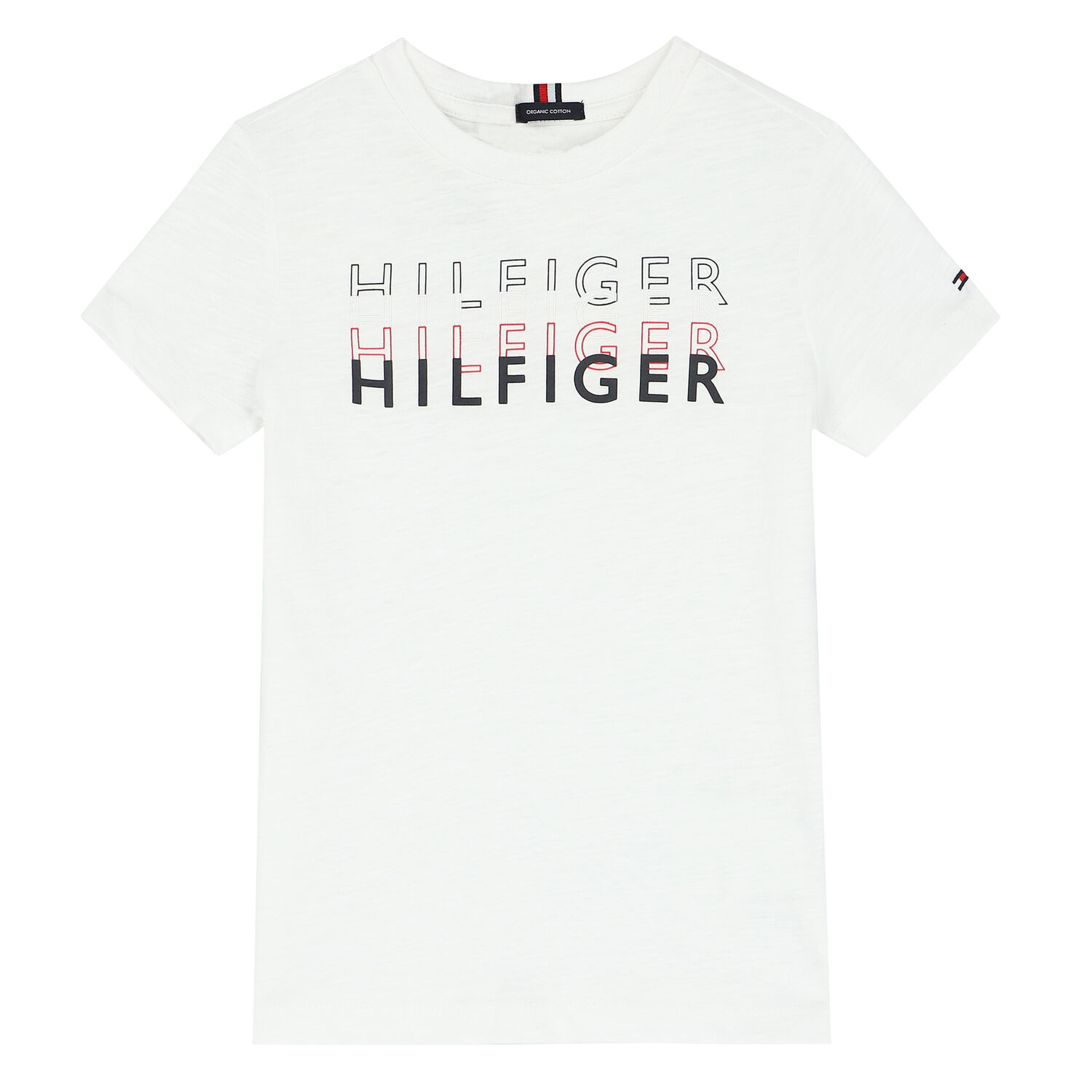 Boys White Logo T-Shirt, 1, hi-res image number null