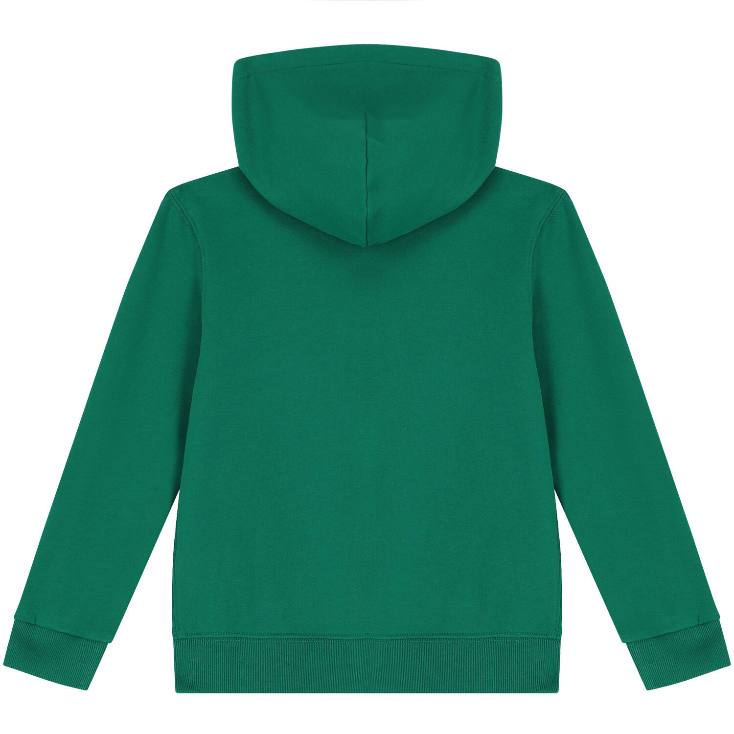 Boys Green Logo Zip Up Top, 1, hi-res
