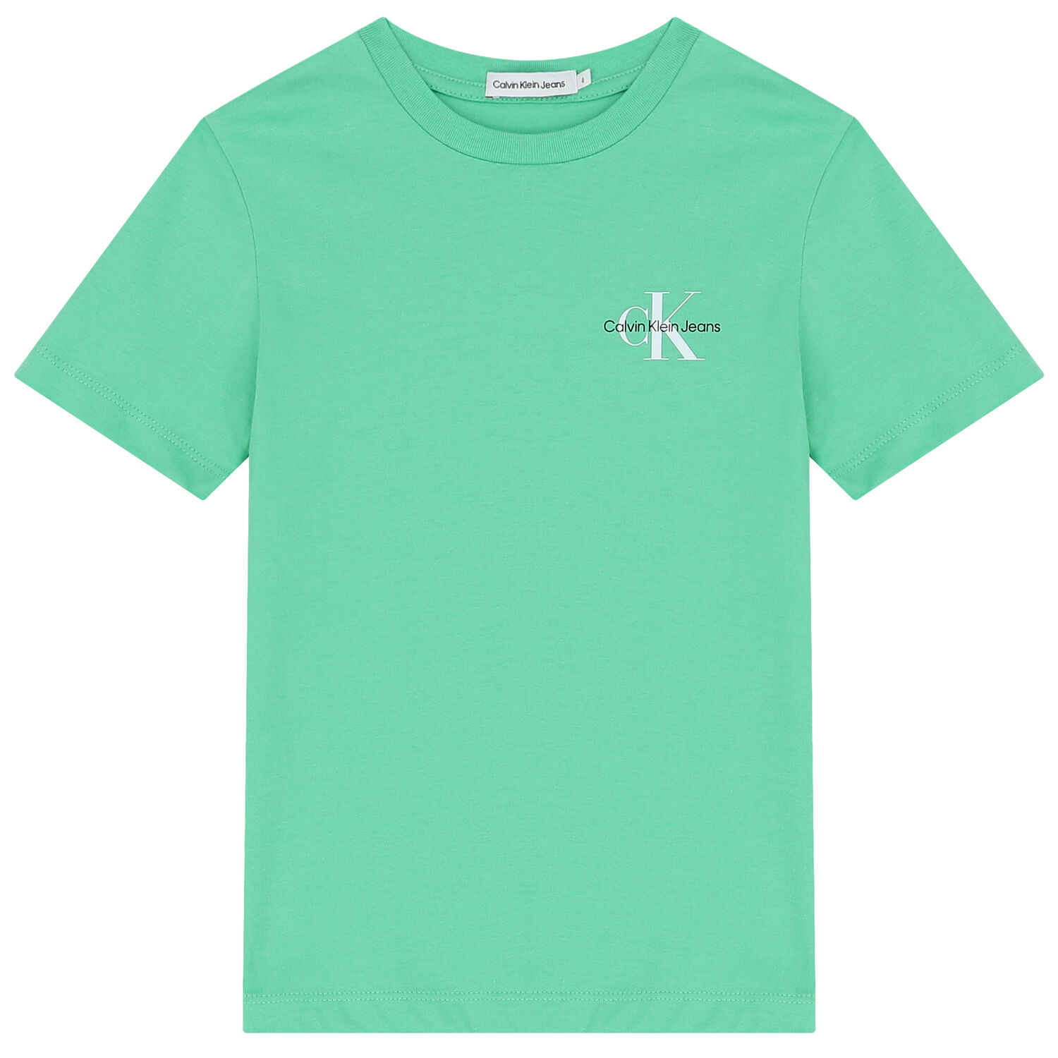 Boys Green Logo T-Shirt, 9, hi-res