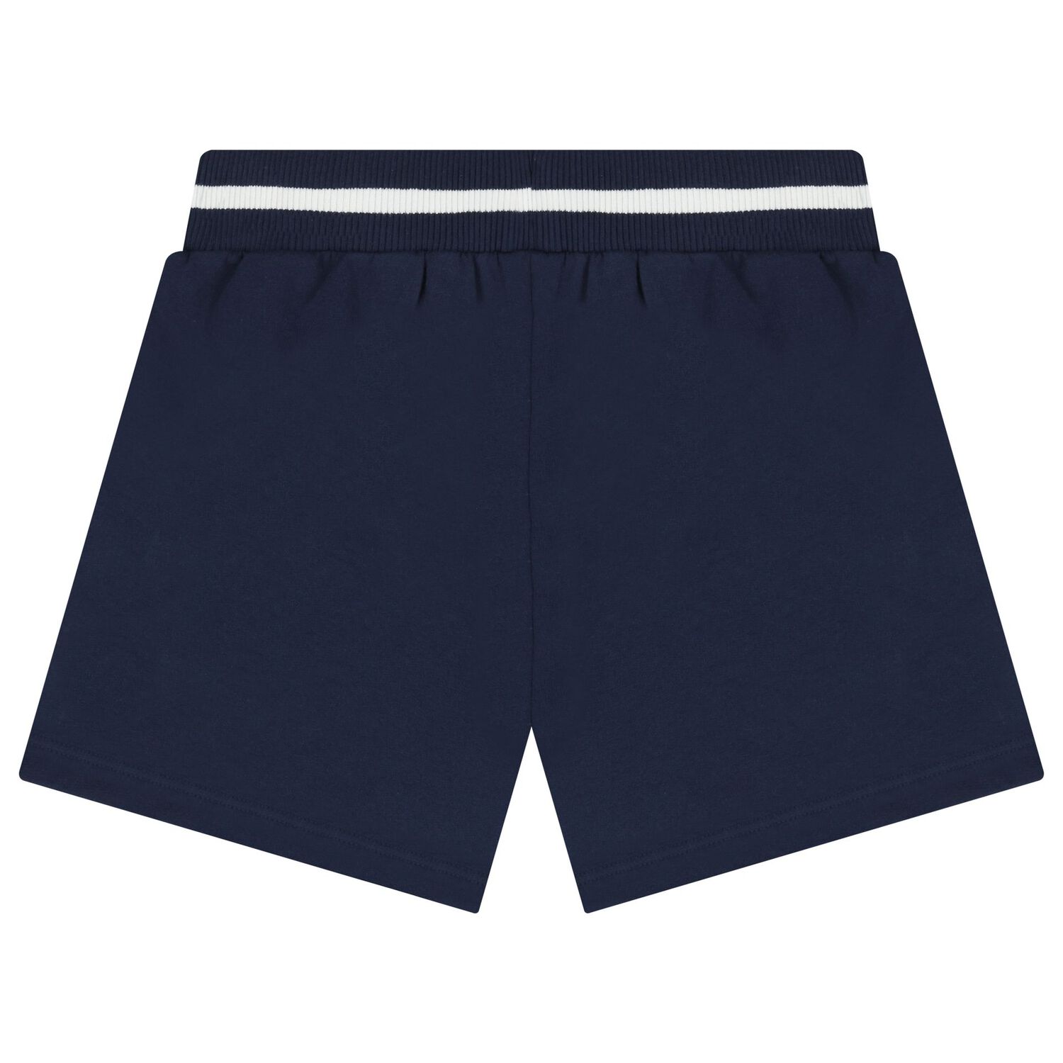 Girls Navy Blue Logo Shorts Set, 1, hi-res