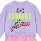 Girls Purple & Pink Tulle Dress, 1, hi-res