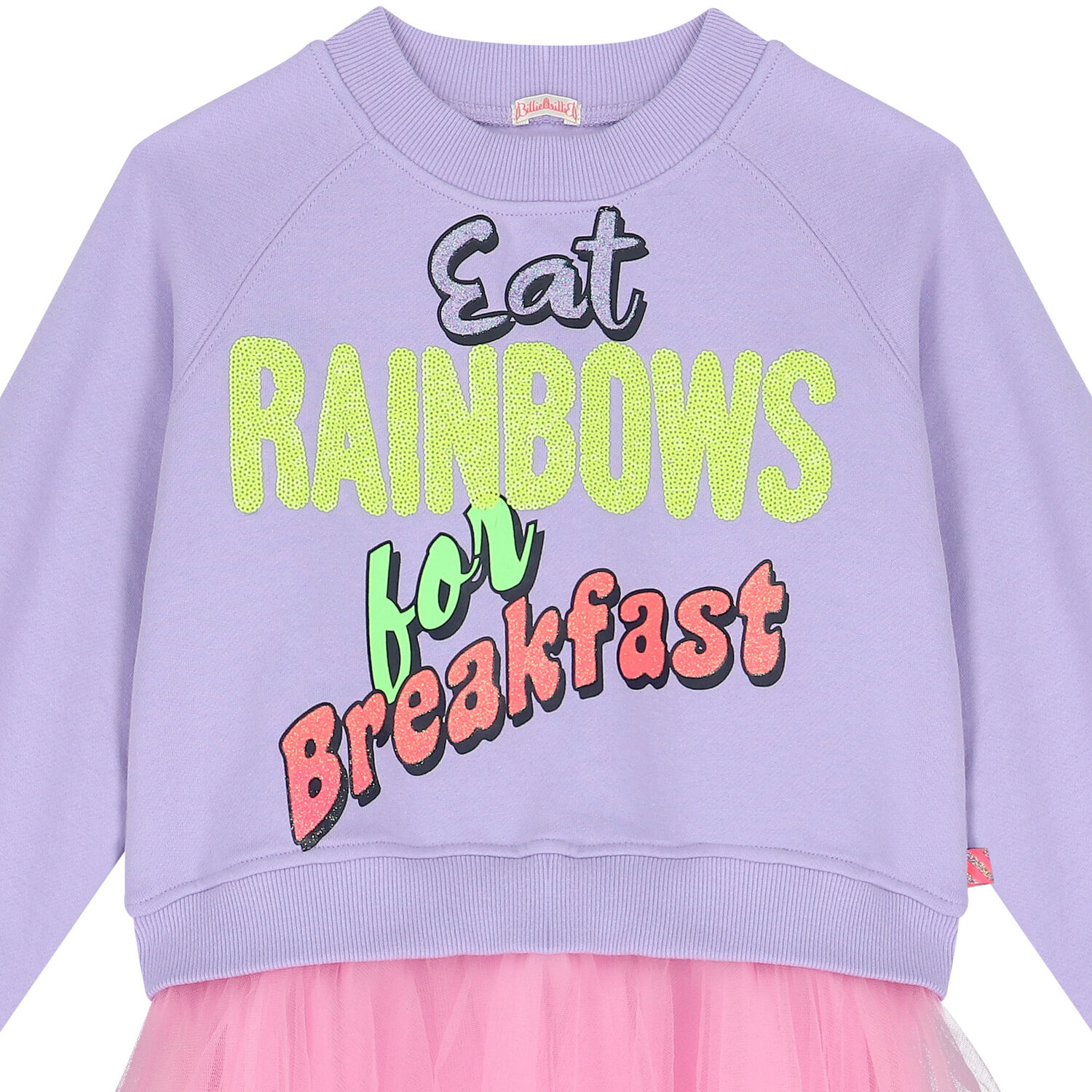 Girls Purple & Pink Tulle Dress, 1, hi-res