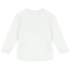 Baby Boys White Logo Tracksuit, 1, hi-res