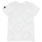 Boys White & Black Logo T-Shirt, 1, hi-res