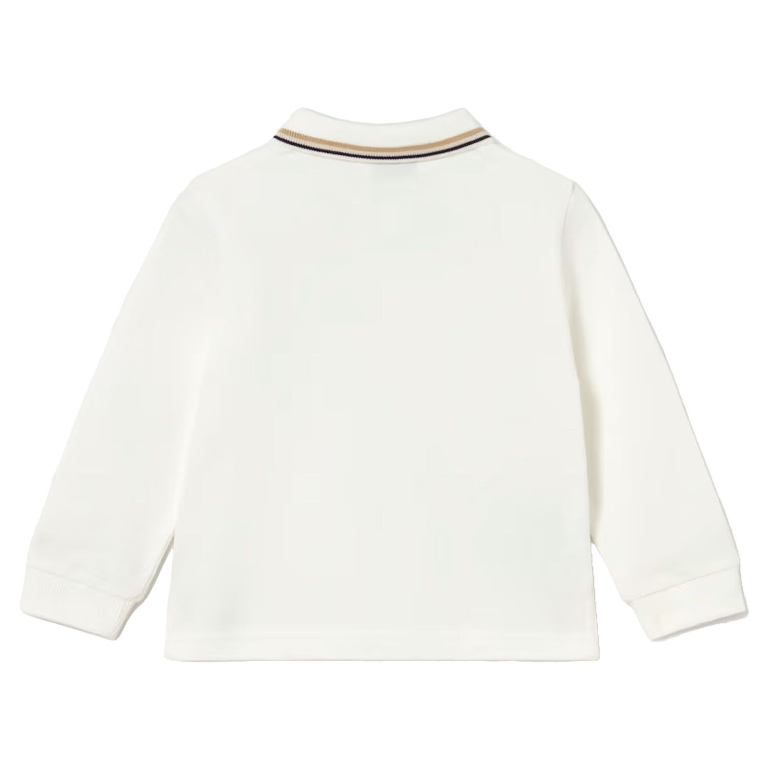 Younger Boys Ivory Puppy Polo Shirt, 1, hi-res