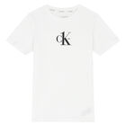 Boys White & Black Logo Pyjamas, 1, hi-res