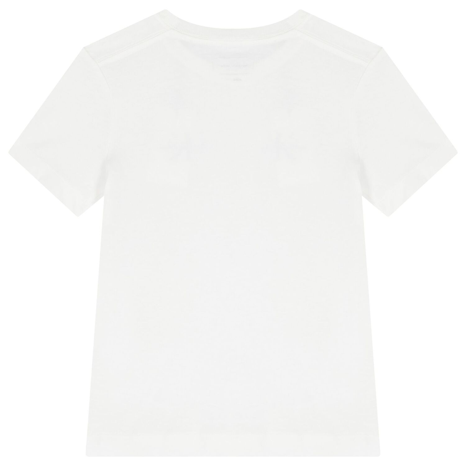 Boys White Logo T-Shirt, 5, hi-res image number null