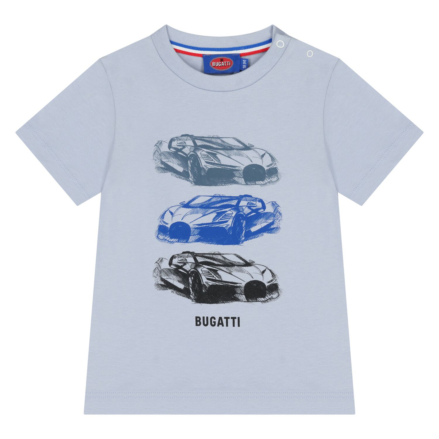 Younger Boys Blue Logo T-Shirt, 2, hi-res