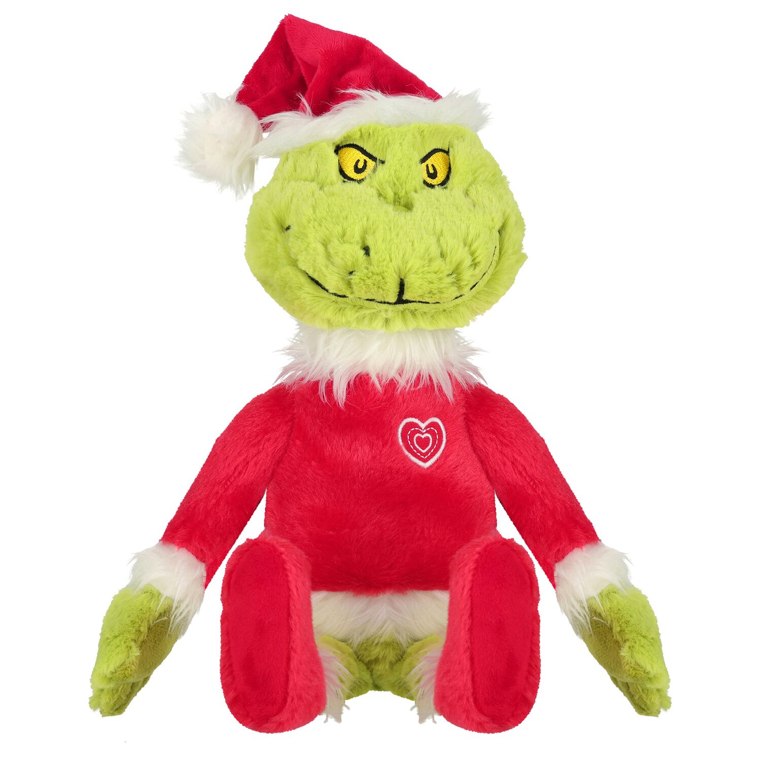 Green & Red Dr. Seuss Santa Grinch Baby Soft Toy ( 34CM ), 1, hi-res