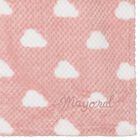 Baby Girls Pink Clouds Faux Fur Blanket, 1, hi-res