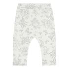 Grey & White Toile De Jouy Cotton Baby Pyjamas, 2, hi-res