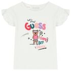 Girls White Logo T-Shirt, 1, hi-res