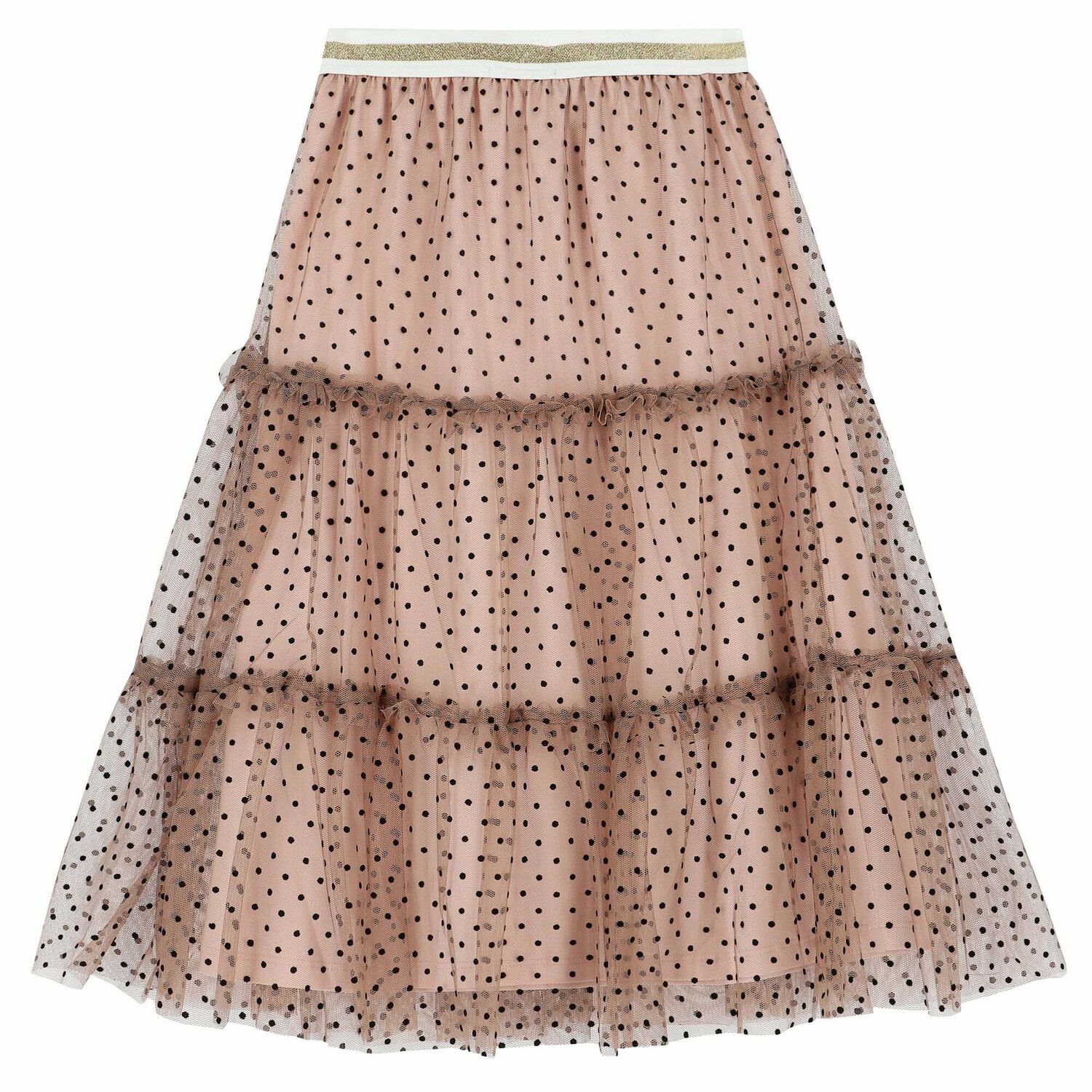 Girls Pink Dot Skirt, 1, hi-res image number null