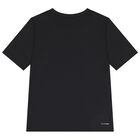 Black Smiley Logo Shorts Set, 1, hi-res