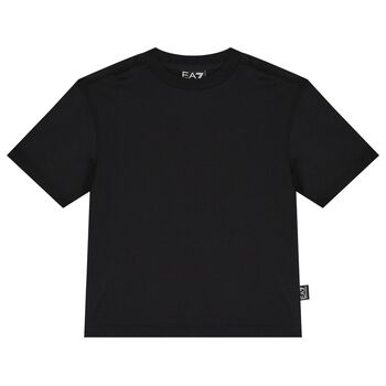 Boys Black Logo T-Shirt