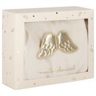 Ivory Wings Velour Babygrow, 1, hi-res