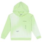 Boys Green Logo Hooded Top, 1, hi-res