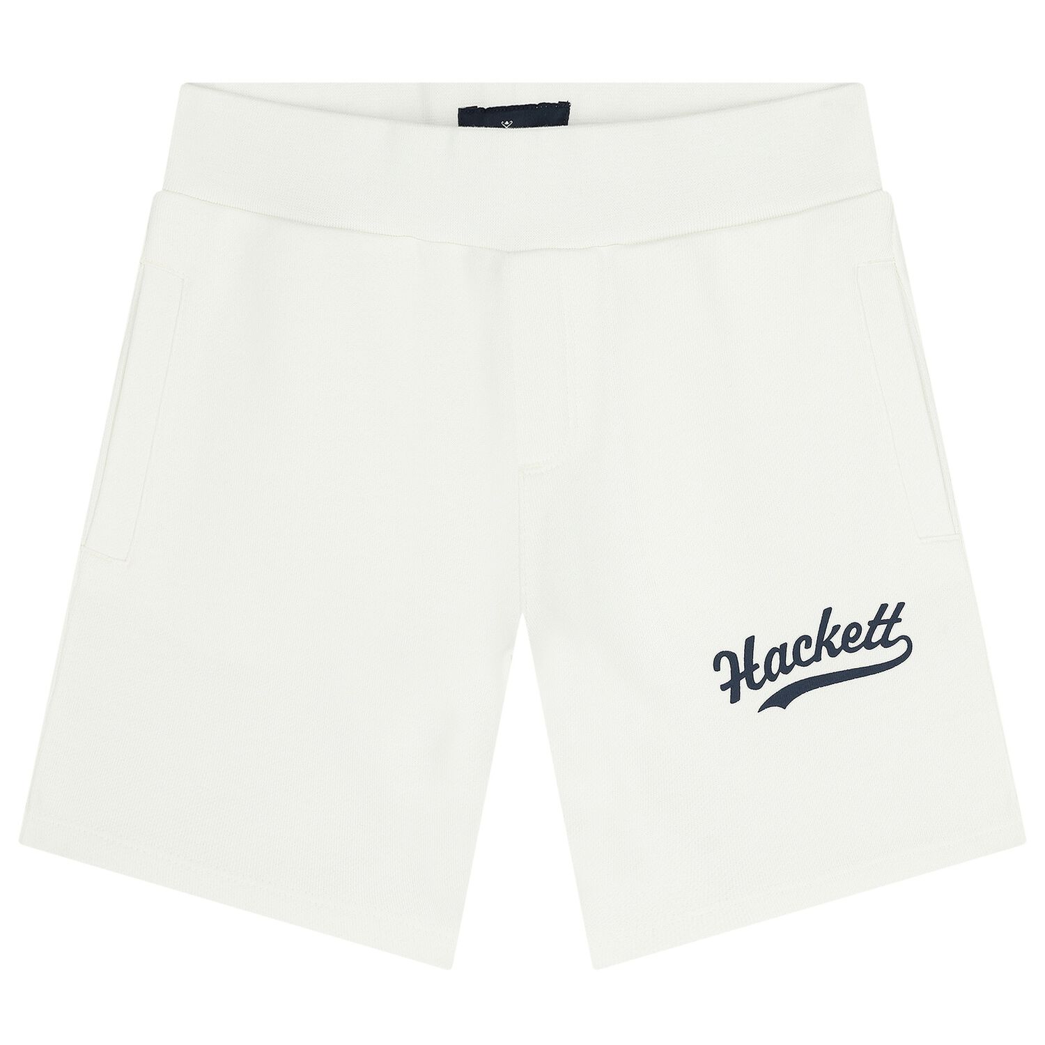 Boys White Logo Shorts, 2, hi-res