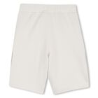 Boys Ivory Logo Shorts, 1, hi-res