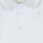 Baby Boys Blue Logo Babygrow Set, 1, hi-res