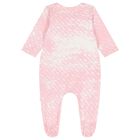 Baby Girls Pink Logo Babygrow Gift Set, 1, hi-res