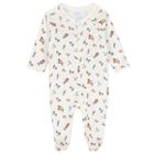 Baby Girls White Cotton Playful Bear Gift Set, 1, hi-res