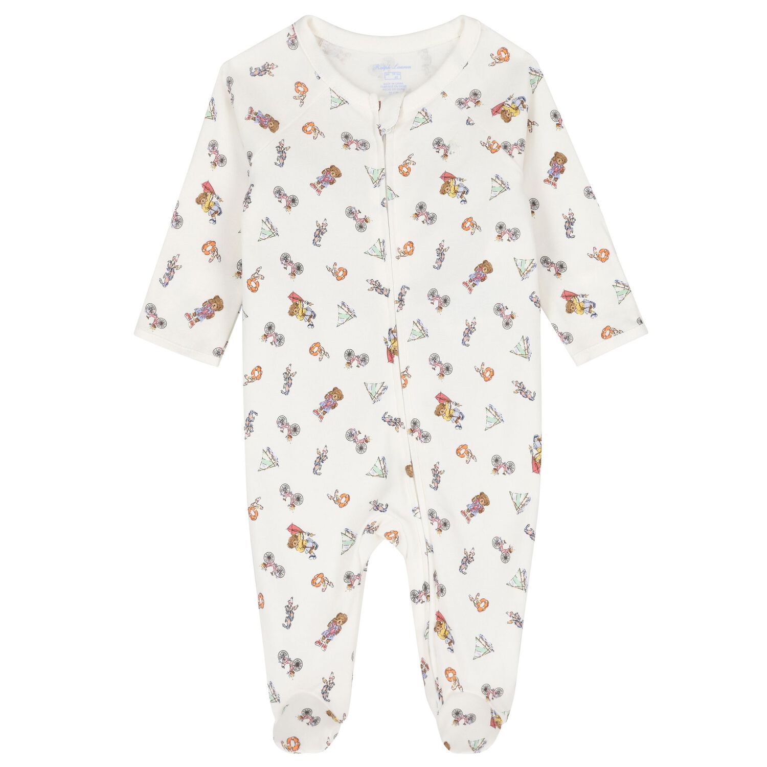 Baby Girls White Cotton Playful Bear Gift Set, 1, hi-res