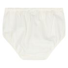 Baby Girls White Logo Dress Set, 1, hi-res