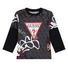 Younger Boys Black Logo Tracksuit, 1, hi-res