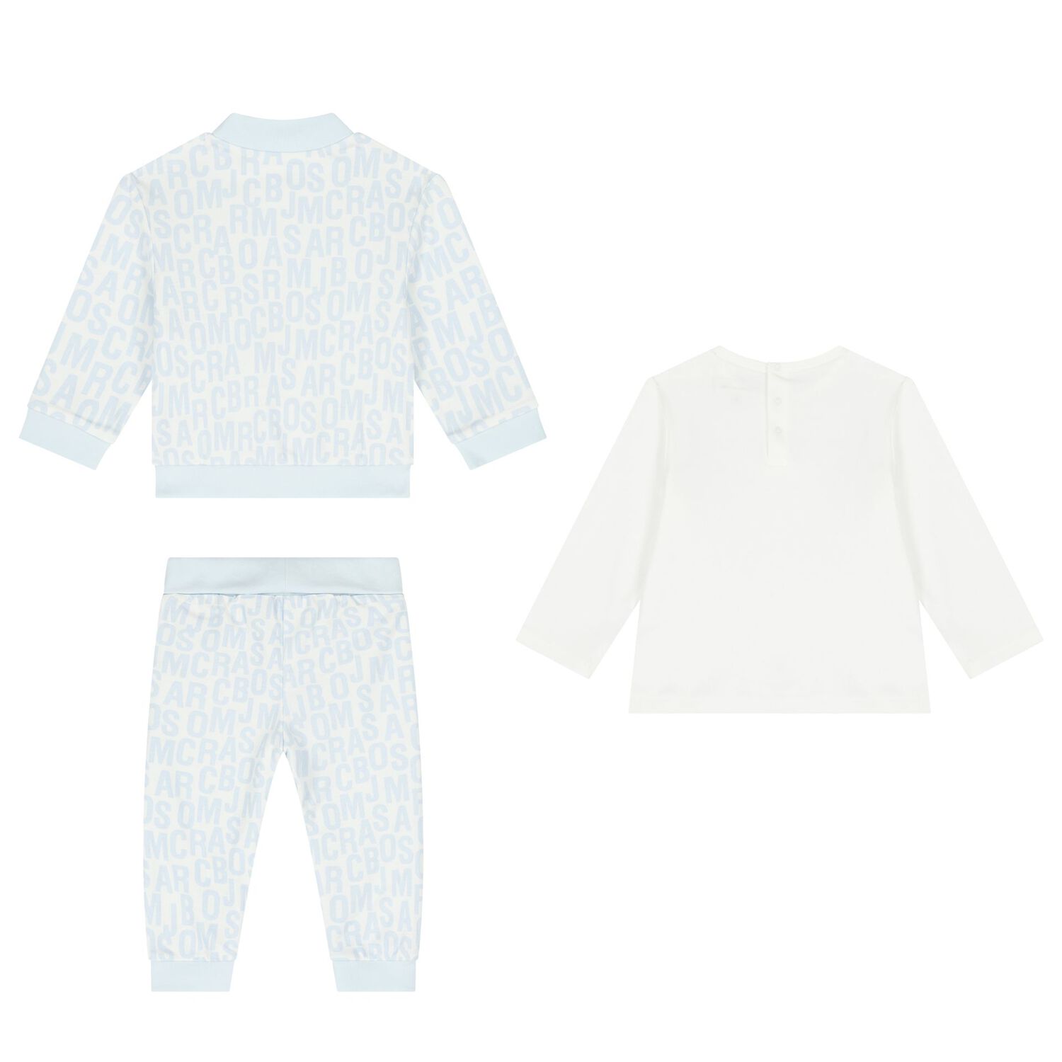 Younger Boys Blue & White Reversible Tracksuit Set, 2, hi-res