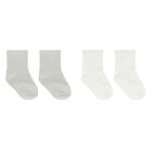 Baby Girls Pink & White Socks (6 Pack), 3, hi-res