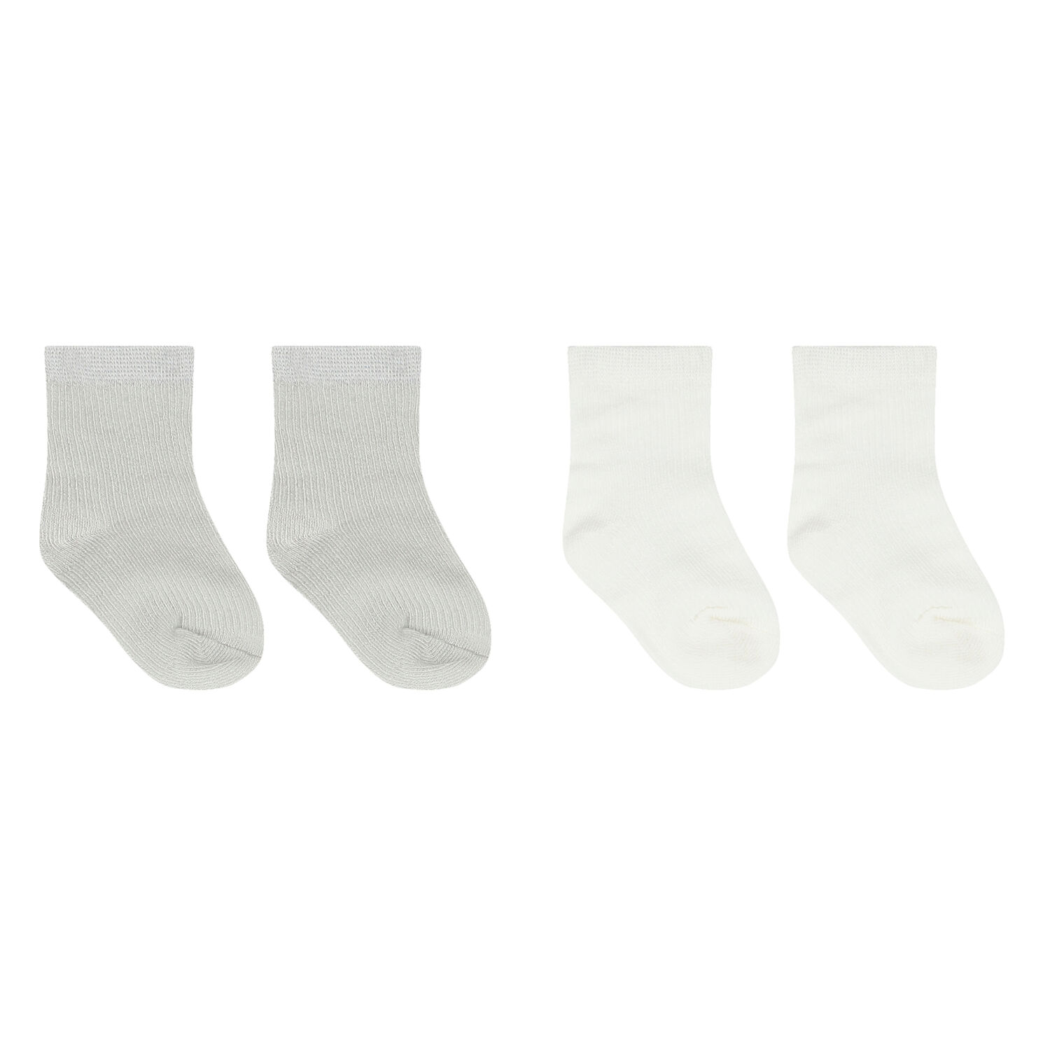 Baby Girls Pink & White Socks (6 Pack), 3, hi-res