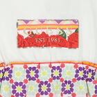 Girls Red & White Floral Dress, 1, hi-res