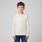 Ivory Logo Long Sleeve Top, 1, hi-res