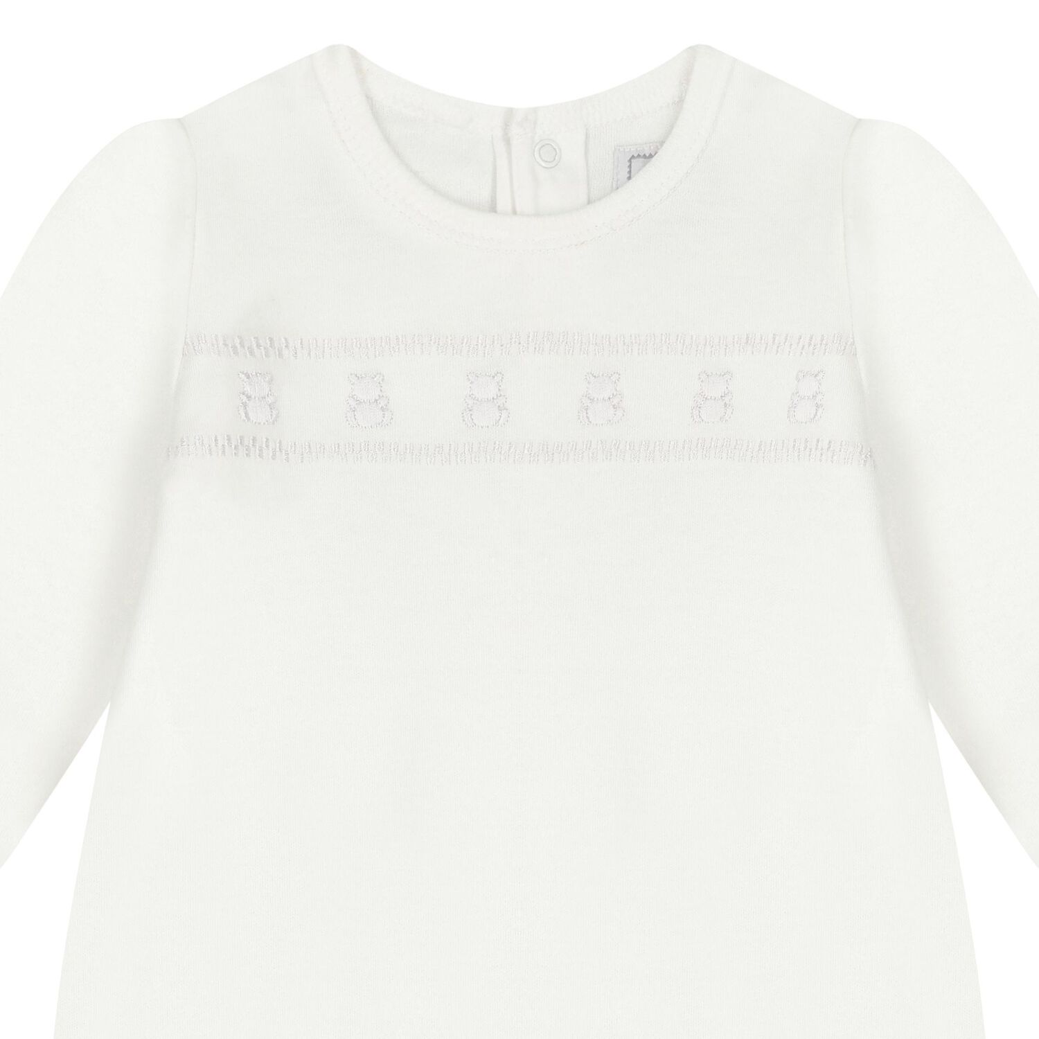 White Babygrow & Hat Set, 1, hi-res