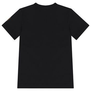 Boys Black Logo T-Shirt