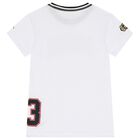 Boys White & Red Jordan Logo Shorts Set, 1, hi-res