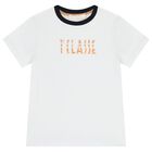 Boys White Logo T-Shirt, 2, hi-res