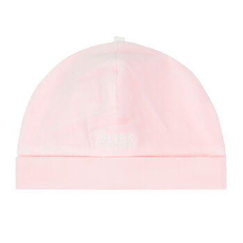 Baby Girls Pink Logo Hat