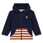 Baby Boys Navy Tracksuit Set, 1, hi-res