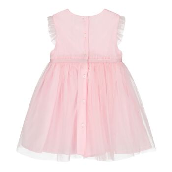 Baby Girls Pink Flower Tulle Dress